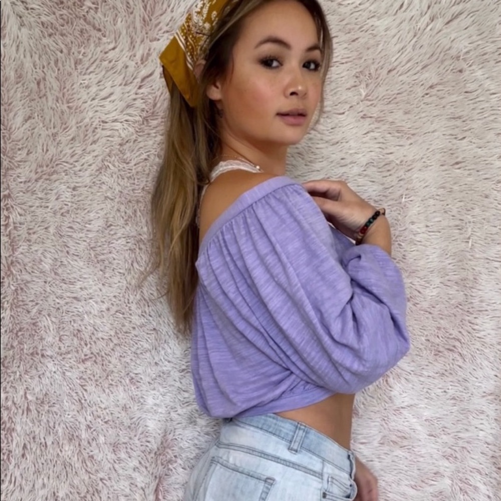 Free People Balloon Crop Top - Picture 4 of 6